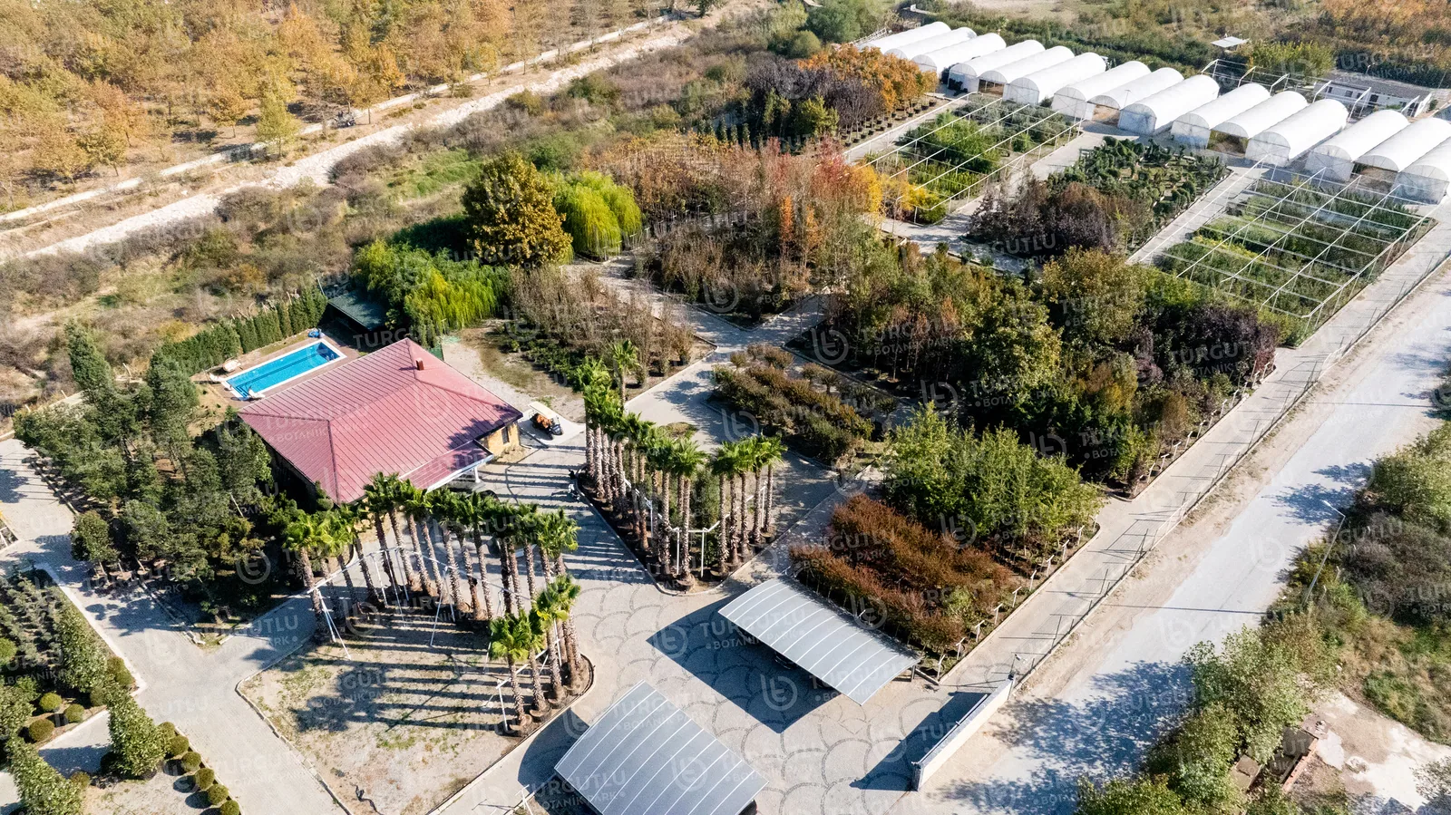 Turgutlu Botanik Park üretim alanları