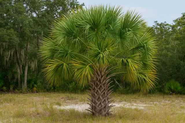 Sabal palmetto — katalog fotoğrafı